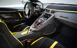 Lamborghini Aventador SVJ 2018 first drive review dashboard