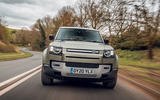 Land Rover Defender 110 2020 UK first drive review - on the road nose