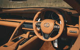 Lexus LC Convertible 2020 UK first drive review - dashboard