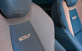 Skoda Karoq Scout 2019 first drive review - seat detail