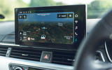 Audi A4 35 TFSI 2019 UK first drive review - infotainment