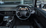 Audi A8 60 TFSIe 2020 UK first drive review - dashboard