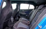 BMW 1 Series M135i 2019 first drive review - rear seats