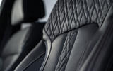 BMW 5 Series M550i 2020 UK first drive - seat details