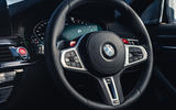 BMW M5 Competition 2020 UK first drive review - steering wheel