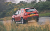 11 Dacia Duster 2x4 2022 UK first drive review tracking rear