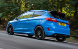 Ford Fiesta ST Edition 2020 UK first drive review - on the road rear