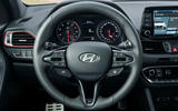 Hyundai i30 Fastback N 2019 first drive review - steering wheel