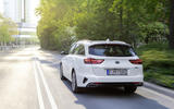 Kia Ceed Sportswagon PHEV 2020 first drive - on the road rear
