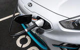 11 Kia e Niro 39kWh 2021 UK first drive review charging port
