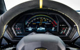 Lamborghini Aventador SVJ 2018 first drive review instrument cluster