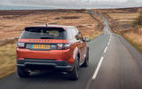 Land Rover Discovery Sport 2019 UK first drive review - on the road rear