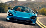 McLaren 720S Spider 2019 first drive review - on the road nose