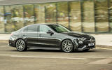11 Mercedes C300d 2021 UK first drive review on road front