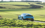 Porsche Taycan 4S 2020 UK first drive review - on the road rear