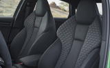 Audi RS3 Saloon front sports seats