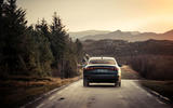 12 Audi A8 2021 first drive review on road rear