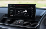 Audi Q5 40 TDI Sport 2020 UK first drive review - infotainment