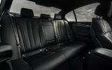 BMW 5 Series M550i 2020 UK first drive - rear seats
