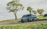12 BMW M3 xDrive 2021 UK first drive review on road front