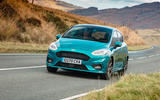 Autocar writers car of 2020 - Ford Fiesta on the road front