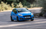 Ford Fiesta ST Edition 2020 UK first drive review - cornering front