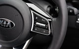 Kia Xceed plug-in hybrid 2020 UK first drive review - steering wheel buttons
