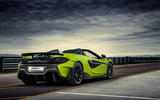 McLaren 600LT Spider 2019 first drive review - static rear