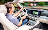 Mercedes-Benz E-Class e450 Cabriolet 2020 UK first drive review - Simon Davis driving
