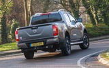 Nissan Navara 2020 UK first drive review - on the road rear