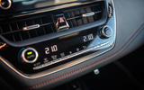 Toyota Corolla hybrid hatchback 2019 first drive review - climate controls