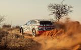 Audi e-Tron 2019 prototype first drive review - cornering rear