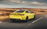 13 BMW M4 2021 UK first drive review on road rear