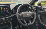 13 Cupra Leon Estate 2021 UK FD steering wheel