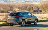 13 Hyundai Santa Fe PHEV 2021 UK FD on road rear