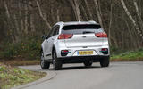 13 Kia e Niro 39kWh 2021 UK first drive review cornering rear