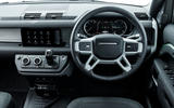 Land Rover Defender 110 S 2020 first drive review - steering wheel