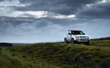 13 Land Rover Defender 90 D250 2021 UK first drive review grass