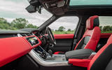 Land Rover Range Rover Sport HST 2019 UK first drive review - cabin