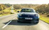 Porsche 911 Carrera S manual 2020 first drive review - on the road nose