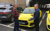 Suzuki Swift Sport 2018 long-term review James Attwood collecting keys