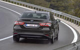 Toyota Camry 2019 European first drive review - cornering rear