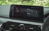 14 BMW M5 CS 2021 UK FD infotainment