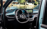 2021 Fiat 500 electric left-hand drive UK review - dashboard