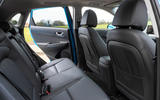 14 Hyundai Kona Electric 2021 UK first drive review rear seats