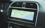 Jaguar XE P300 2019 first drive review - satnav