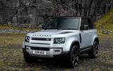 14 Land Rover Defender 90 D250 2021 UK first drive review static front