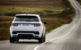 Land Rover Discovery Sport P300 PHEV 2020 UK first drive review - cornering rear
