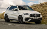14 Mercedes AMG GLE 63S 2021 UK FD cornering front