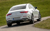Mercedes-Benz CLA 2019 first drive review - on the road rear